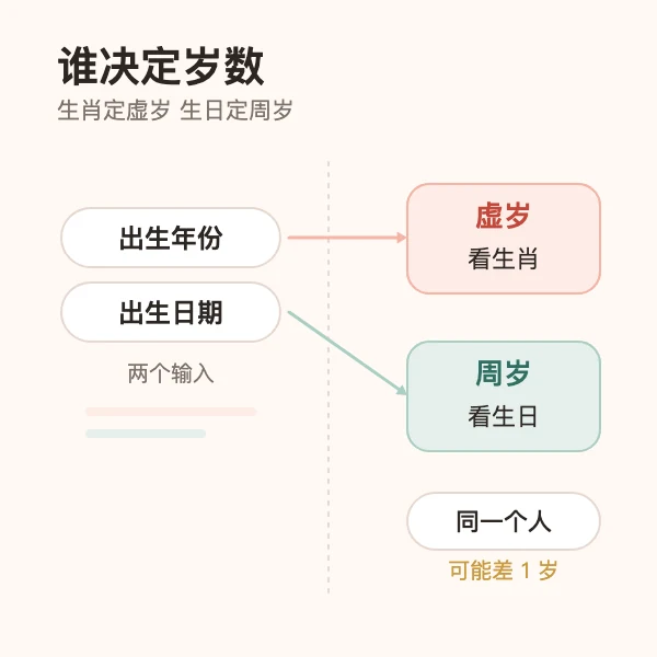 周岁与虚岁在生肖查询中的区别