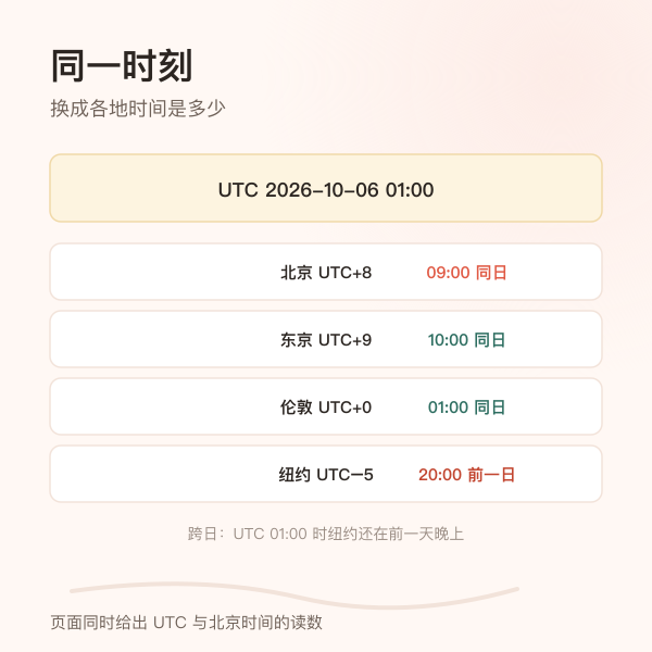 夏令时开始与结束时时钟拨快拨慢一小时